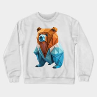 Fictional origami animal #17 Crewneck Sweatshirt